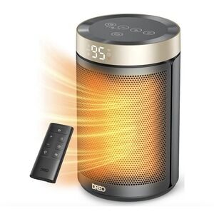 Dreo Space Heater, Portable Electric Heaters for Indoor Use Thermostat & Remote